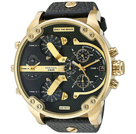 gold diesel watch replica|are diesel watches real.